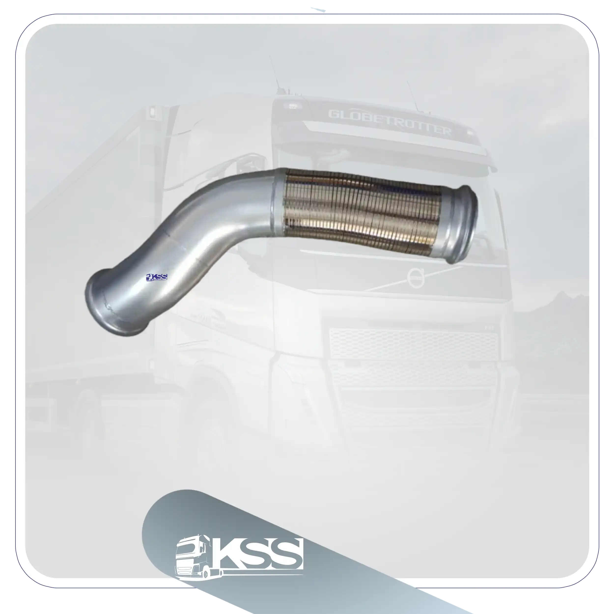 لوله اگزوز حصیری یورو5 ترک FH500